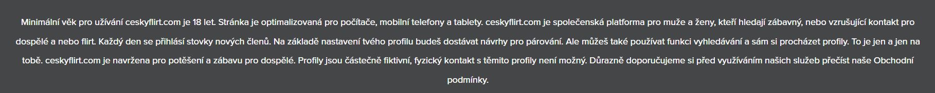 falešné profily na ceskyflirt