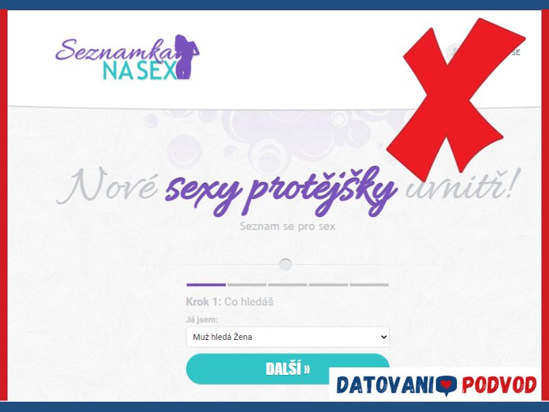 seznamka na sex podvod